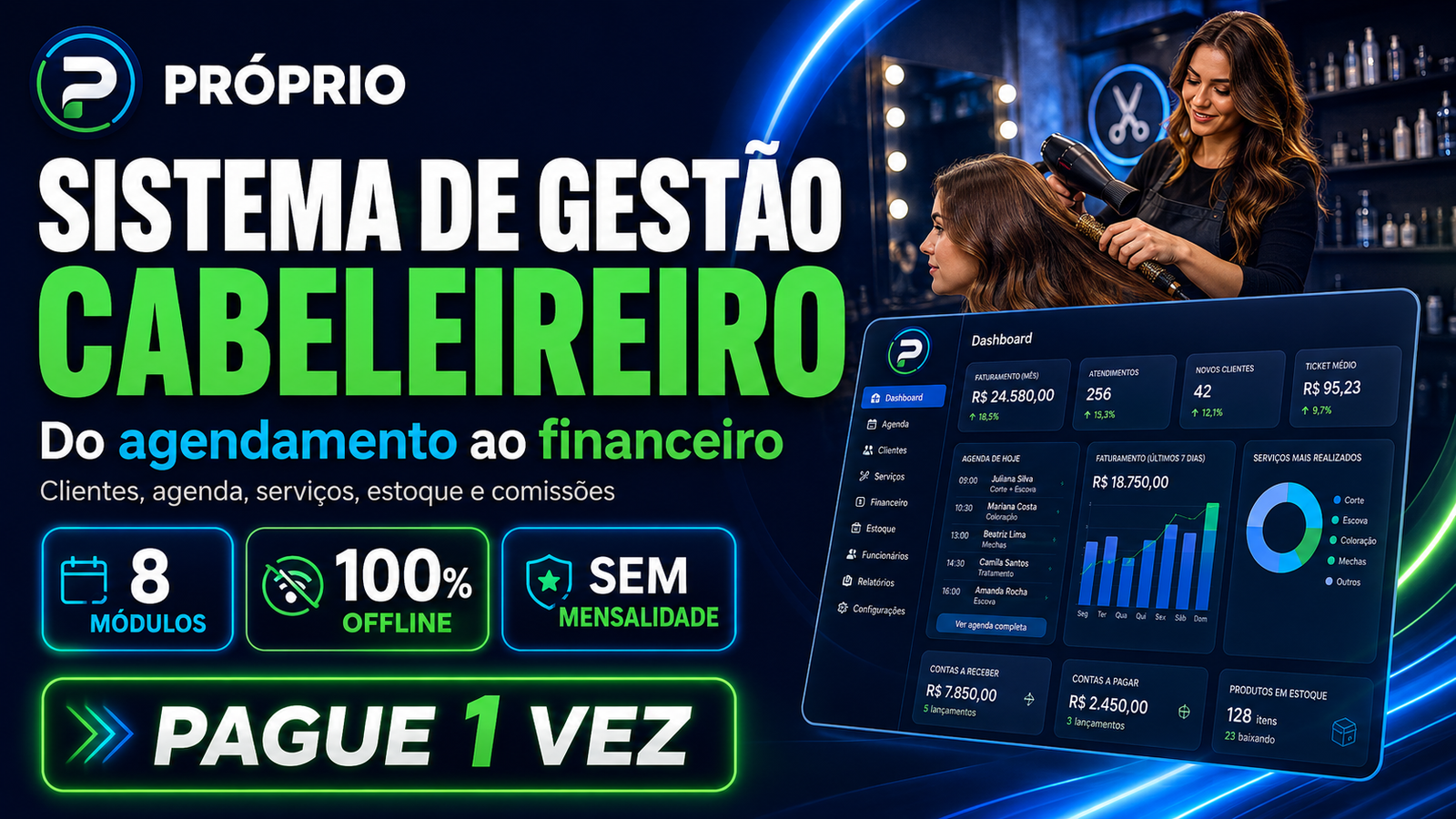 Sistema de Gestão Cabeleireiro Sistema de Gestão Cabeleireiro