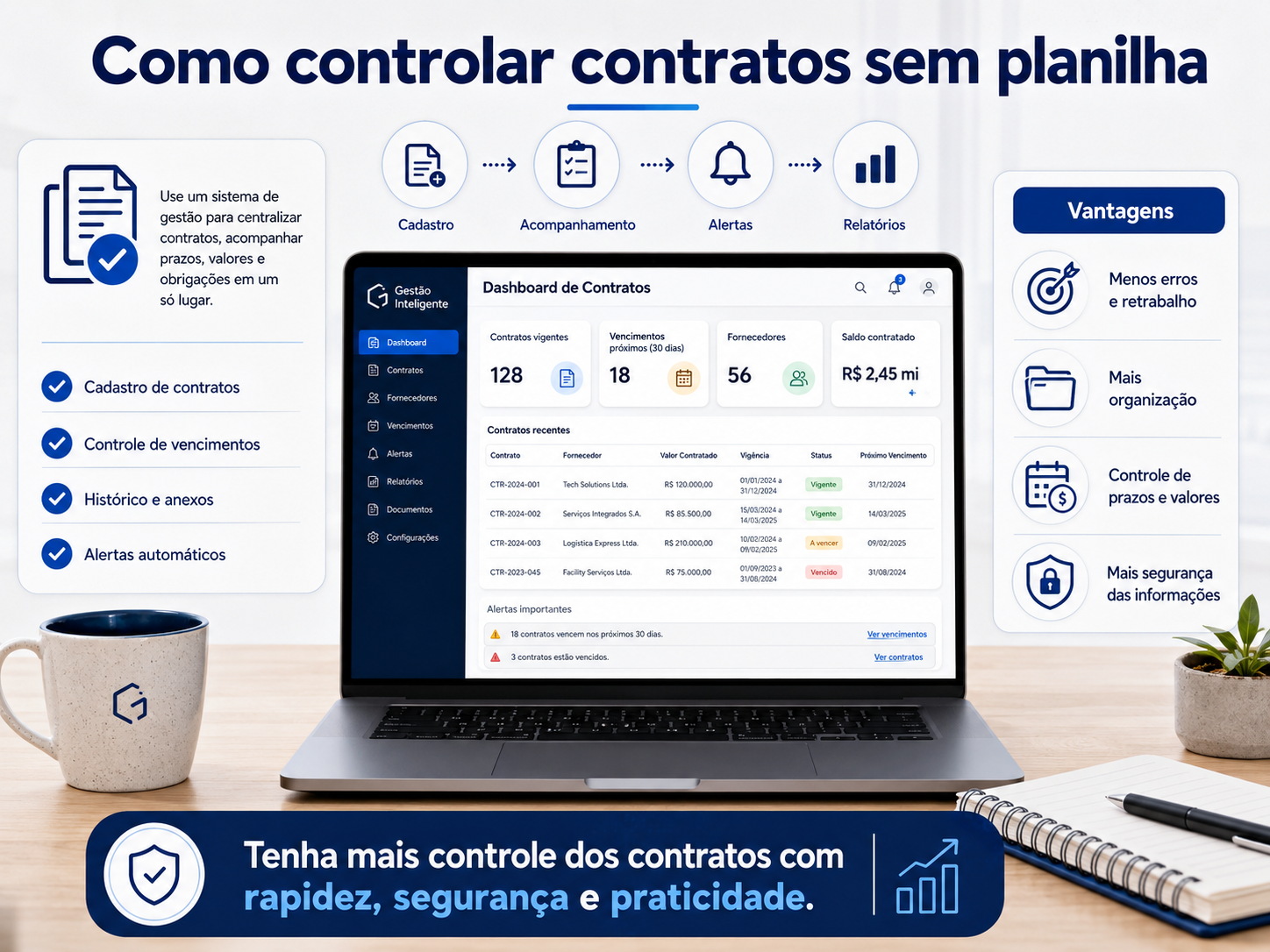 Como controlar contratos sem planilha Como controlar contratos sem planilha